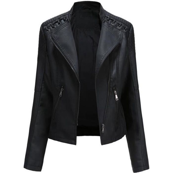 Blouson femme online simili cuir