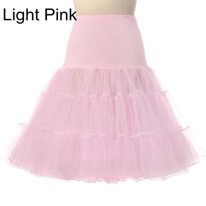 Jupon Vintage En Tulle Années 50 - Crinoline Pour Robe Longue, Taille S/M Ou L/XL | Longueur 66 Cm, Polyester