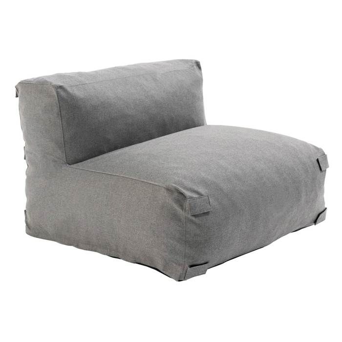 Fauteuil de jardin pour canapé modulable gris Mixi Oviala