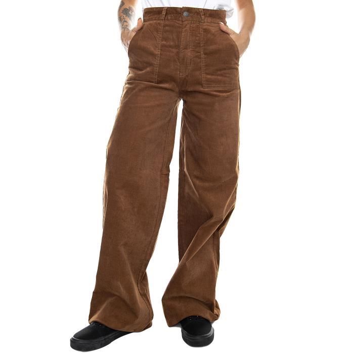Pantalon Skinny Marron Viclaro Femme - Taille 42 - Côtes Fines - Occasion Très Bon état