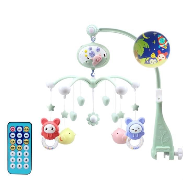 1 Pc Projection Hochets Debut Educatif Dessin Anime Mobile Lit Cloche Jouet Bebe Berceau Rotatif Musique Pour Enfants Lit Bebe Cdiscount Puericulture Eveil Bebe