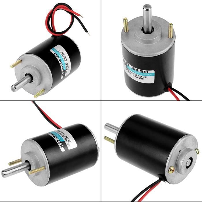 Moteur Électrique CC CH-3420 12V 3500RPM - Aimant Permanent Pour Scie Circulaire, Machine DIY