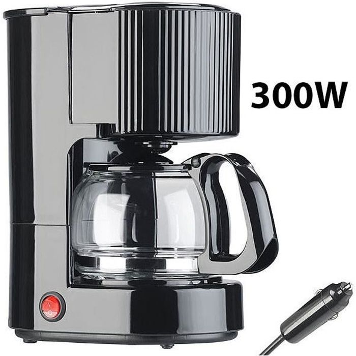 Cafetière électrique allume-cigare 650 ml pour jusquà 3 tasses&nbsp;- 24 V / 300 W