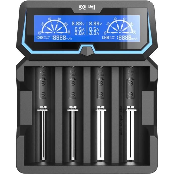 Chargeur Double Pour Insta360 X4 - Station De Charge 2 Canaux Avec Rangement Batteries Et Cartes SD | Rapide, Portable, Couvercle Magnétique - 3