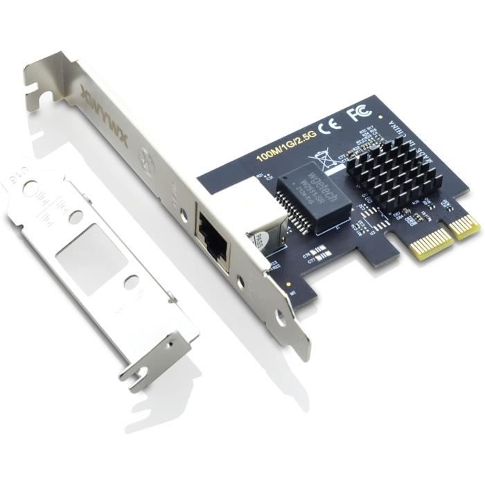Scheda Di Rete 2.5 Gigabit Scheda Di Rete PCI Express RJ45 A 2 Porte Gigabit Scheda Ethernet 2.5 Gigabit