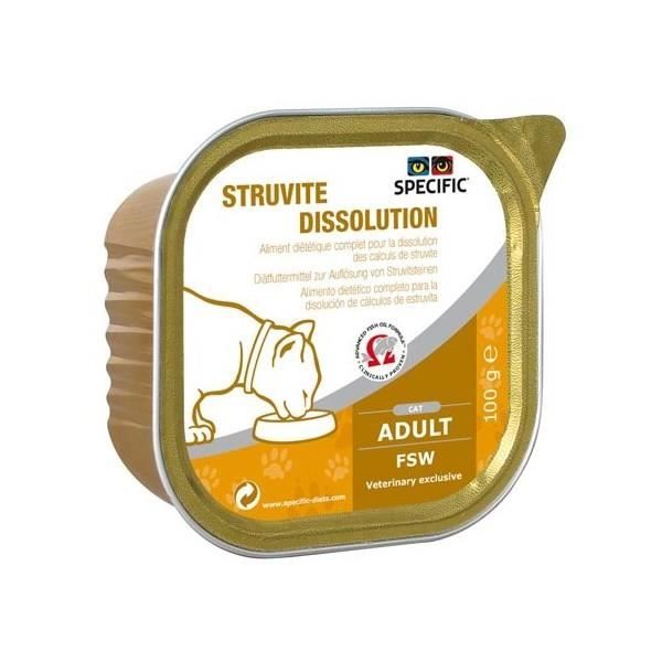 Meilleurs prix pour Specific FSW struvite dissolution chat 7 X 100 g