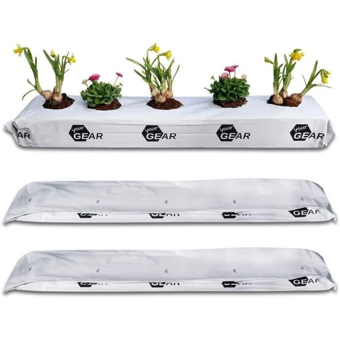 6 Sacs De Culture 12L En Tissu Respirant - Pots De Jardin Avec Poignées Pour Légumes, Fleurs