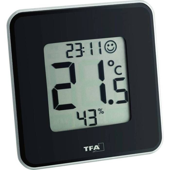 Meilleurs prix pour Thermomètre et hygromètre TFA - Appareil élégant avec surface ultra-brillante pour le contrôle du climat