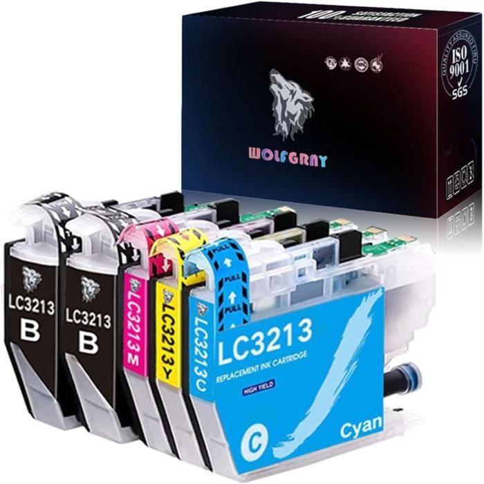 Ink Cartridges Non-OEM CMYK LC3213 LC3211 for Brother DCP-J774DW MFC