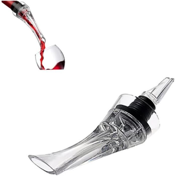 Aérateur de Vin Décanteur Aération Rapide Verseur Bec pour Amélioré Saveur my-bu