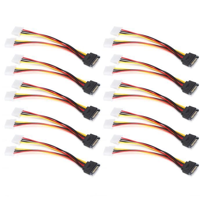 VBESTLIFE SATA vers IDE Ligne de connexion Cordon D'alimentation SATA