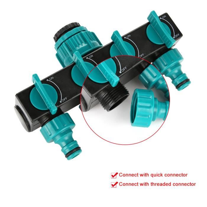 Hihaha Pince De Séparateur De Tuyau Adaptateur De Raccord De Serrage/Pince De Séparateur De Ligne De Tuyau An8 16Mm 4Pcs Tons Argent