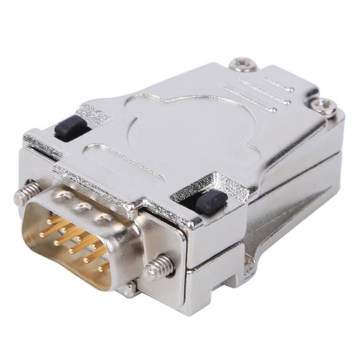 Cikonielf Connecteur D-SUB DB15P-180 D-SUB Connecteur Série Coque En