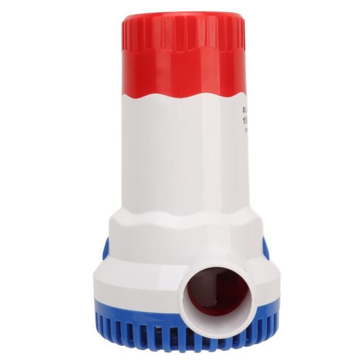 Riloer Pompe à Eau De Cale 12V/24V 1500/2000 GPH – Submersible, Silencieuse Et Anti-rouille Pour Bateau, Yacht Ou Navire De Pêche