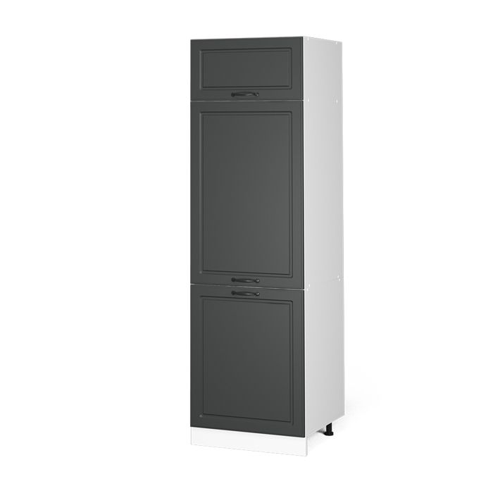 Armoire pour frigo R-Line 60cm Anthracite campagne/Blanc Vicco 37246