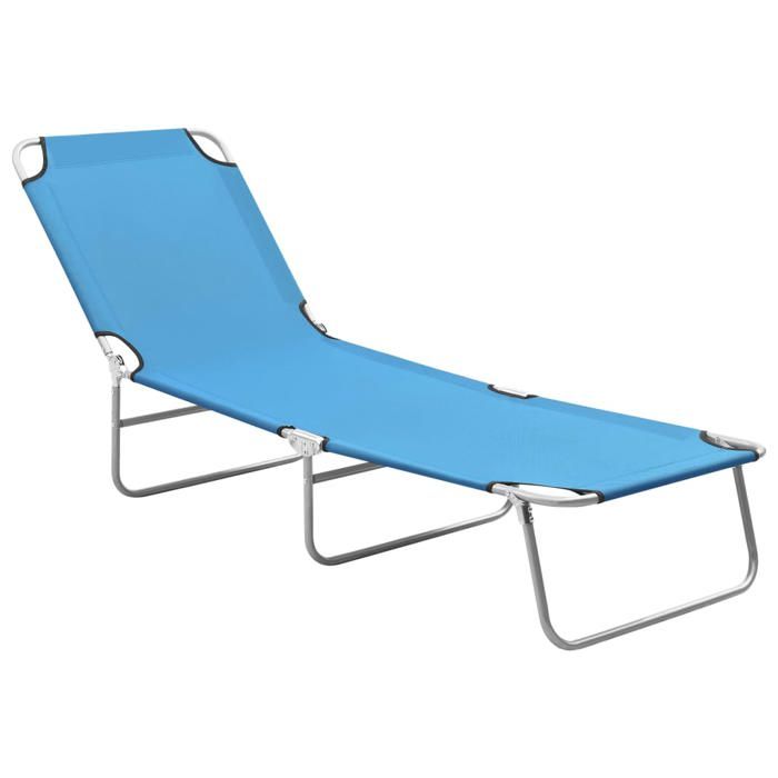 vidaXL Chaise longue avec table Bois massif d'acacia Chaise longue Bois massif d'acacia - vue 10
