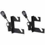 Double crochets de fond pour spigot - Walimex 15279 - Walimex - Jeu de 2 - Noir - Métal, plastique - 780g