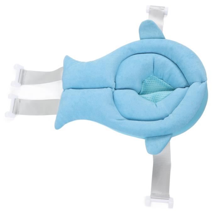 Siège De Bain Pour Bébé Rose - Coussin Flottant Avec 3 Points De Soutien, Antidérapant Et Doux Pour La Peau