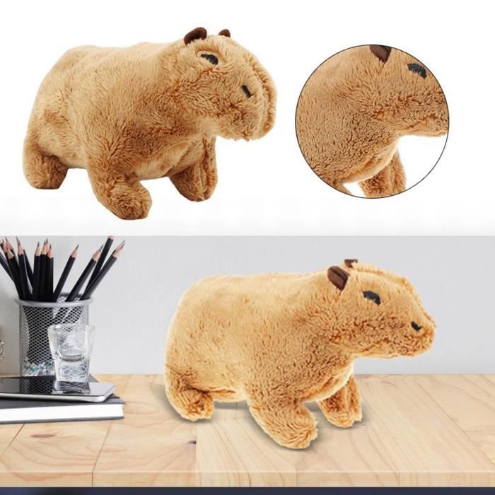 FCXVXCL Peluche Capybara 50cm – Poupée Douce En Peluche, Super Mignonne, Cadeau Anniversaire Ou Noël Pour Filles Et Garçons