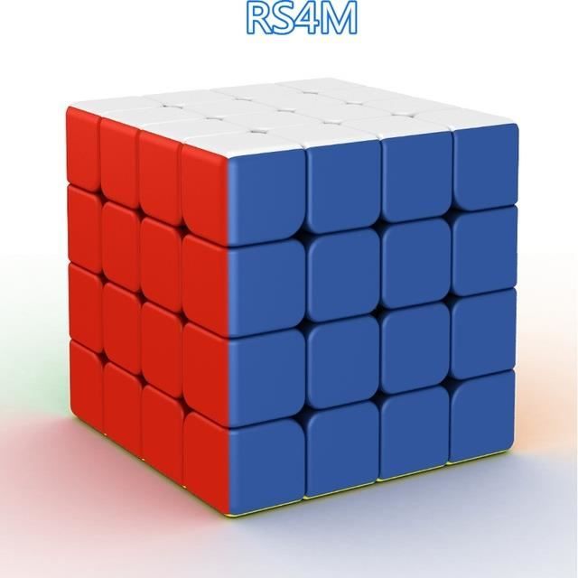 Cube Magnétique Sans Autocollants Cube Magique MoYu Super RS3M 2022 3x3 - Version Magnétique Professionnelle - Sans Autocollants Speed Cube Moyu Rs3m