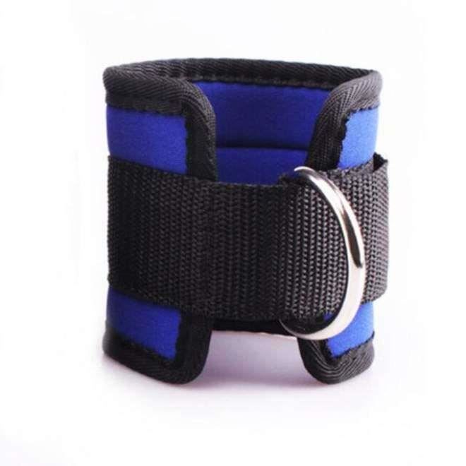 Sangle De Cheville Réglable Pour Haltère – Portable, En Nylon, Avec Rebond De Jambe