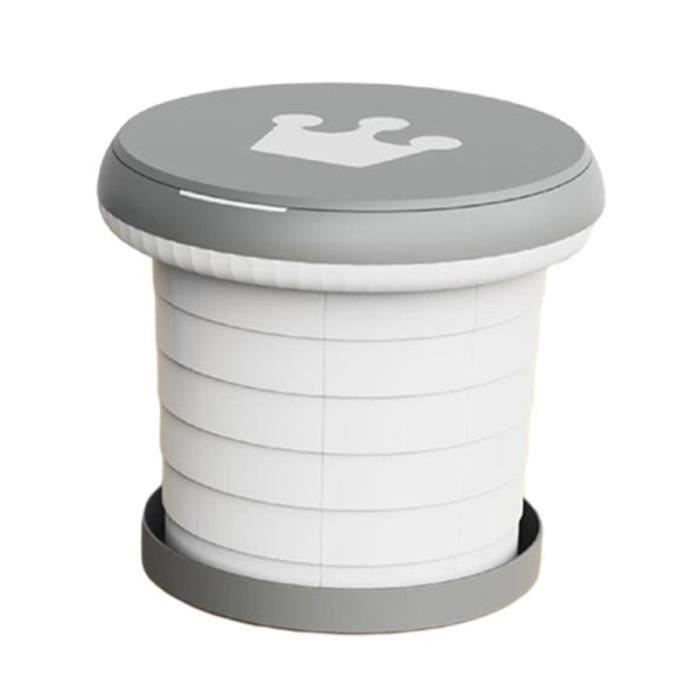 Siège de pot de formation de toilette pliant portatif mobile pour la