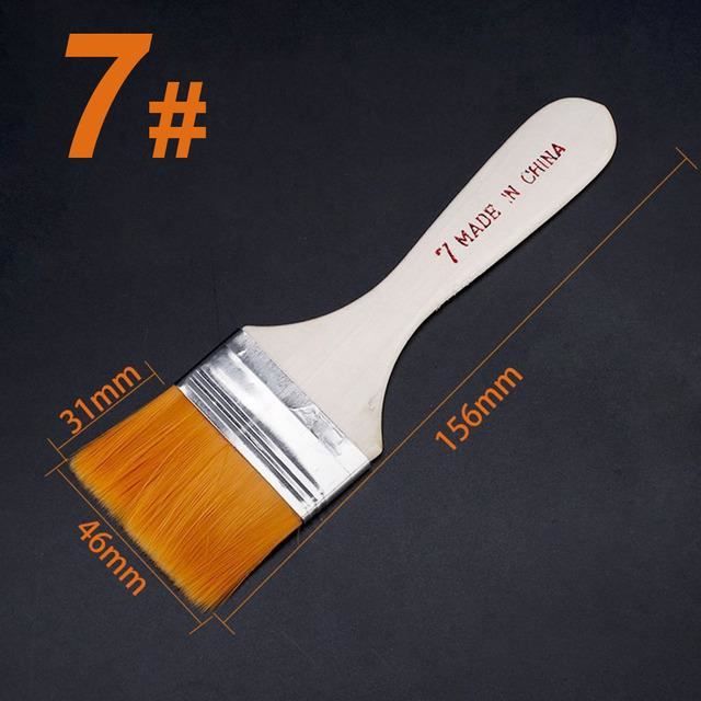 Lot De 4 Pinceaux De Peinture À La Craie Et À La Cire Pour Meubles