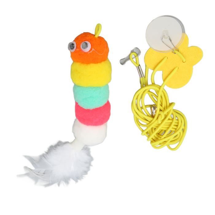 Comparer les prix de ZERONE Jouet en plumes de chat à suspendre Jouet pour Chat à Porte Suspendue, Jouet à Plumes pour Chat à animalerie jouet