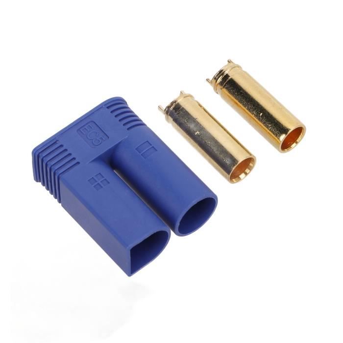 EJ.life Connecteur RC câble en Silicone souple pliable XT60 femelle à