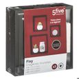 3 Petites étagères Murales "fixy" Cube Effet Chêne Gris - 5five | Leroy