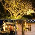 Tikawi x2 Guirlandes Extérieures Lumineuses Solaires et Etanches [Décoration Jardin Terrasse Maison Noël Mariage] [10m] [100 LEDS]-1