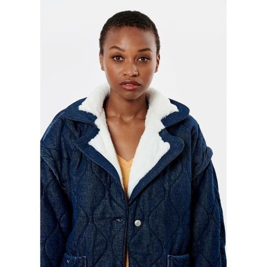 KAPORAL Veste en jean femme DAISY Gris Cdiscount Pret a Porter