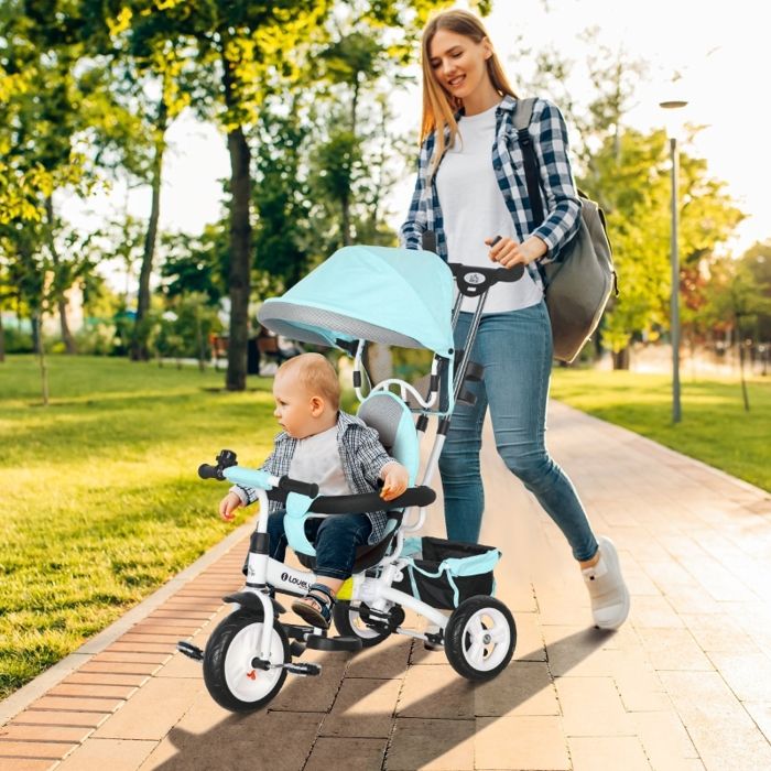 4 en 1 Tricycle Vélo 3 Roues Poussette Evolutif Multifonctions Pour Enfants -VERT - Sport 4 en 1 Tricycle Vélo 3 Roues Poussette Evolutif Multifonctions Pour Enfants -VERT - Sport