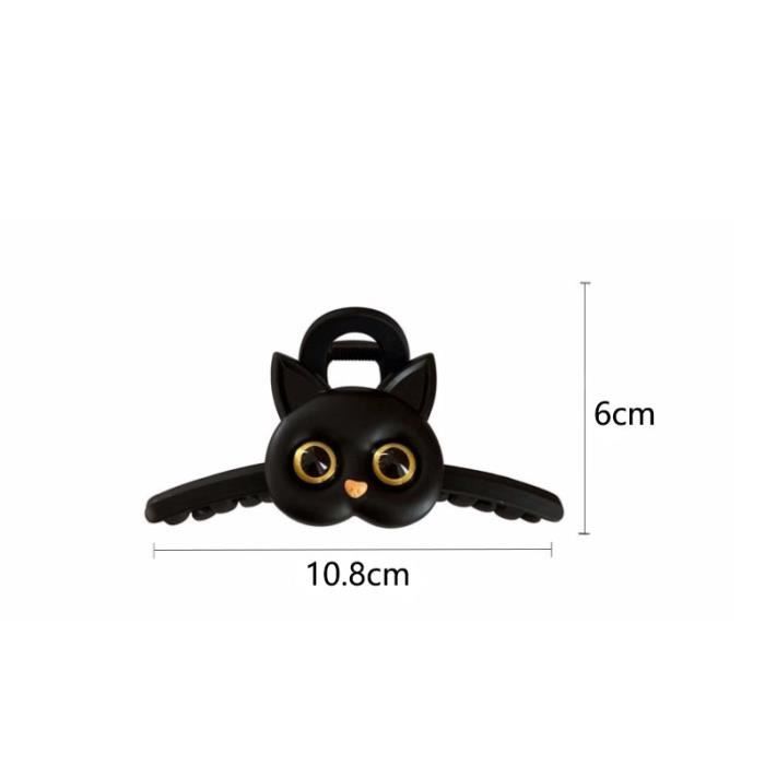 2 Pinces à Cheveux Griffes Décoratives BESPORTBLE - PVC, Pour Cheveux Fins Et Épais