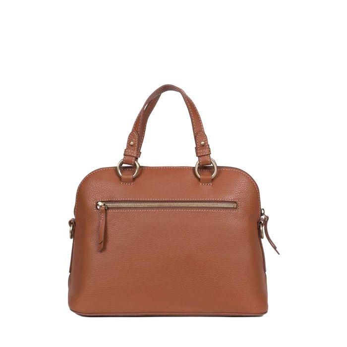 Sac à main Hexagona en cuir ref 50543 32*23*13 Cognac Cognac