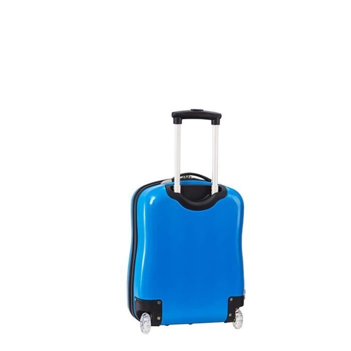 Valise cabine enfant 46 cm Voiture Bleue 001 BLACK