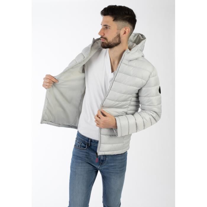 Doudoune fine grise top