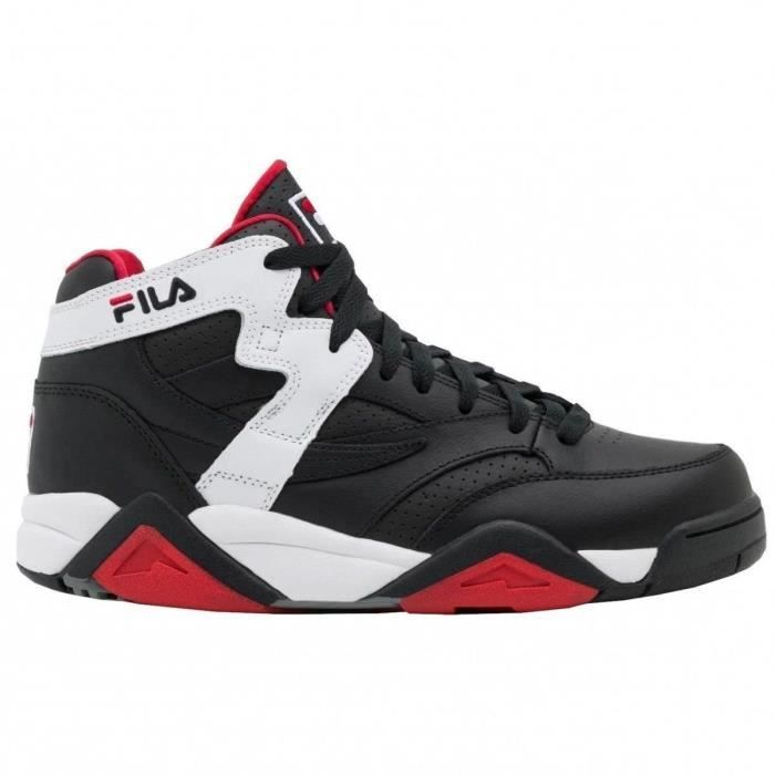 Basket montante homme FILA M Squad Cuir pleine fleur Noir