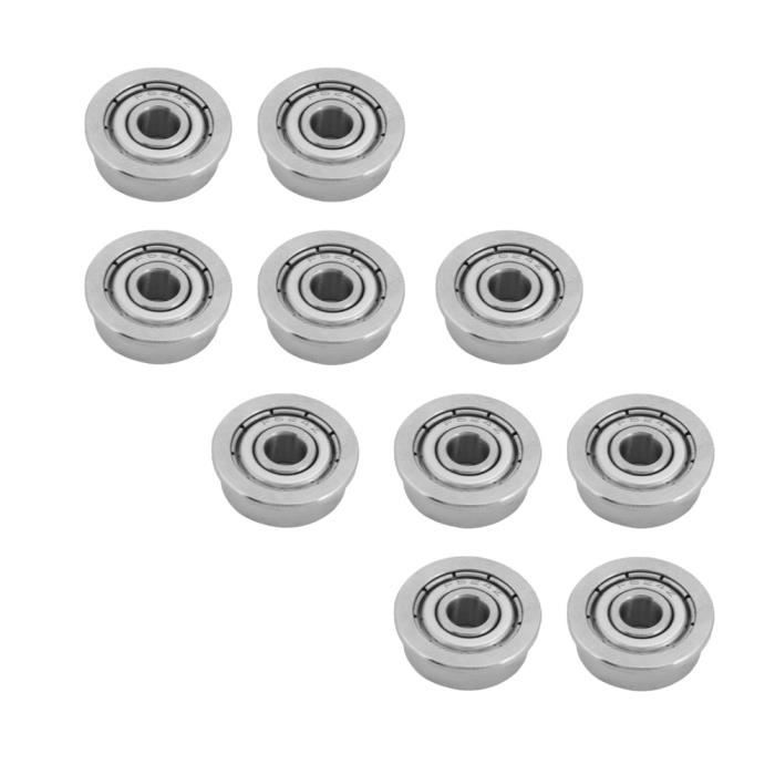 10 Roulements à Billes 693ZZ 3x8x4mm - Mini Roulements Double Blindés - Pour Imprimante 3D, Modélisme