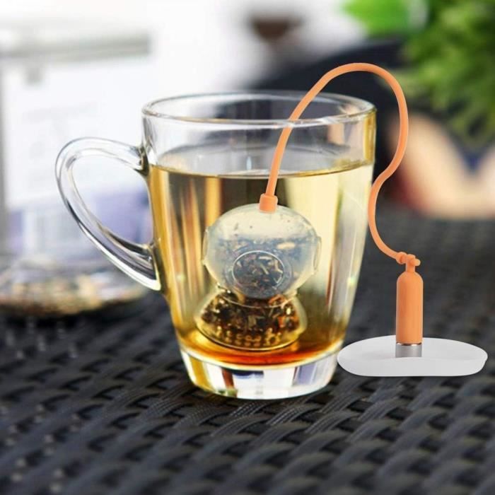 Infuseur à thé réutilisable de qualité alimentaire, filtre à