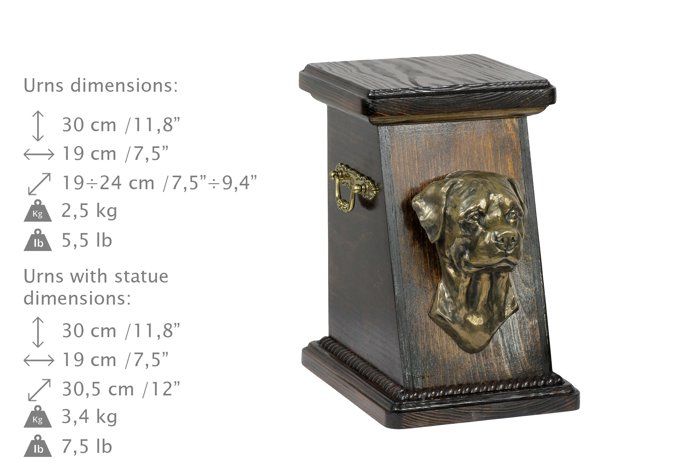 Statue Rottweiler Mère – Art Dog, édition Limitée, Résine/bronze, NEUVE