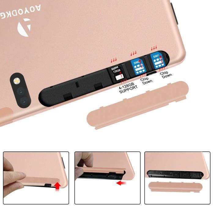 Tablette Tactile 10 pouces-4Go+64Go/128Go-Android2