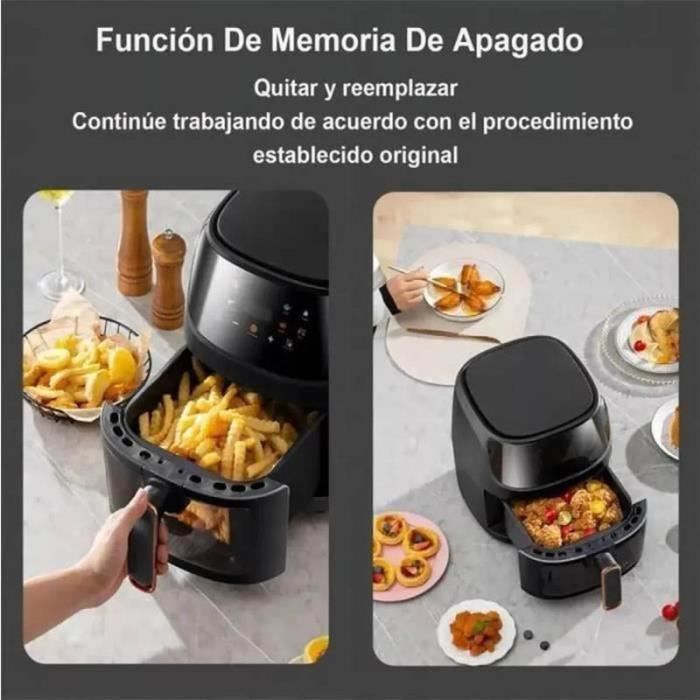 Friteuse Air Fryer Sans Huile 8,5L XXL 1785W écran LED 12 Programmes