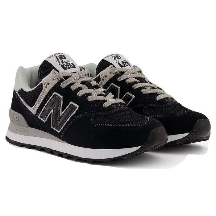 Chaussure Femme New Balance WL 574 - Noir - Lacets - Textile Noir -  Cdiscount Chaussures