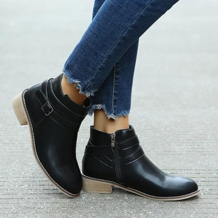 Bottines femme cuir confort online
