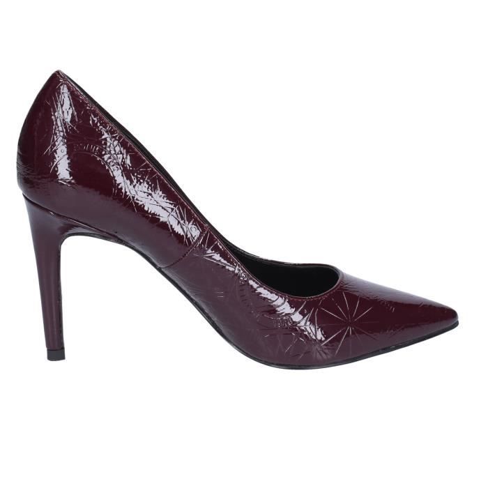 Escarpins deals femme bordeaux