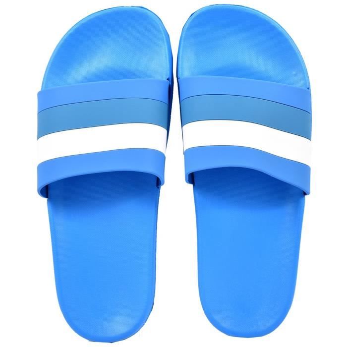 Claquette Homme Fashion PU7590 Bleu S chage Rapide
