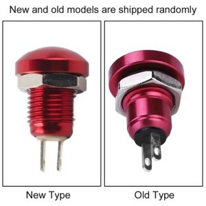 SALUTUYA Interrupteur Poussoir Klaxon 2Pin 12V 20A étanche Voiture Bateau Vélo Interrupteur Bouton Poussoir Auto Commutateur