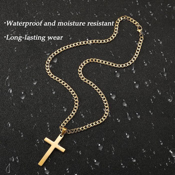 Bijou Cadeau Anniversaire Collier Chaîne Figaro Acier Inoxydable 5mm-66cm AFSTALR - Homme Femme Style Minimaliste Chaîne Cubaine 70cm