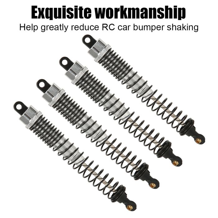 Lot De 2 Crochets De Remorquage Pour Voiture Télécommandée Avec Corde En Acier Pour Scx10 D90 D110 Tf2 1 10 Argent 95050013